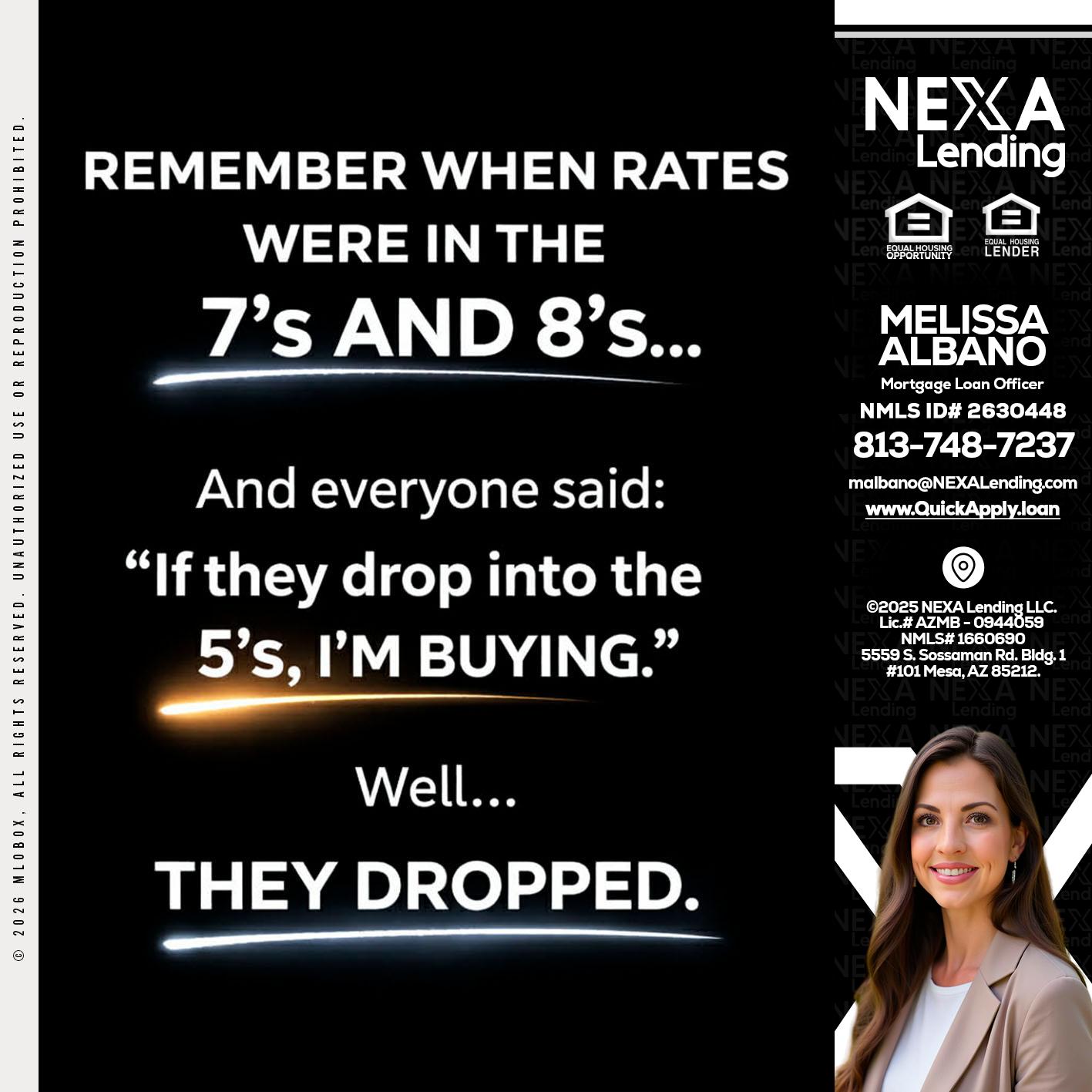 REMEMBER WHEN - Melissa Albano -Mortgage Loan Officer