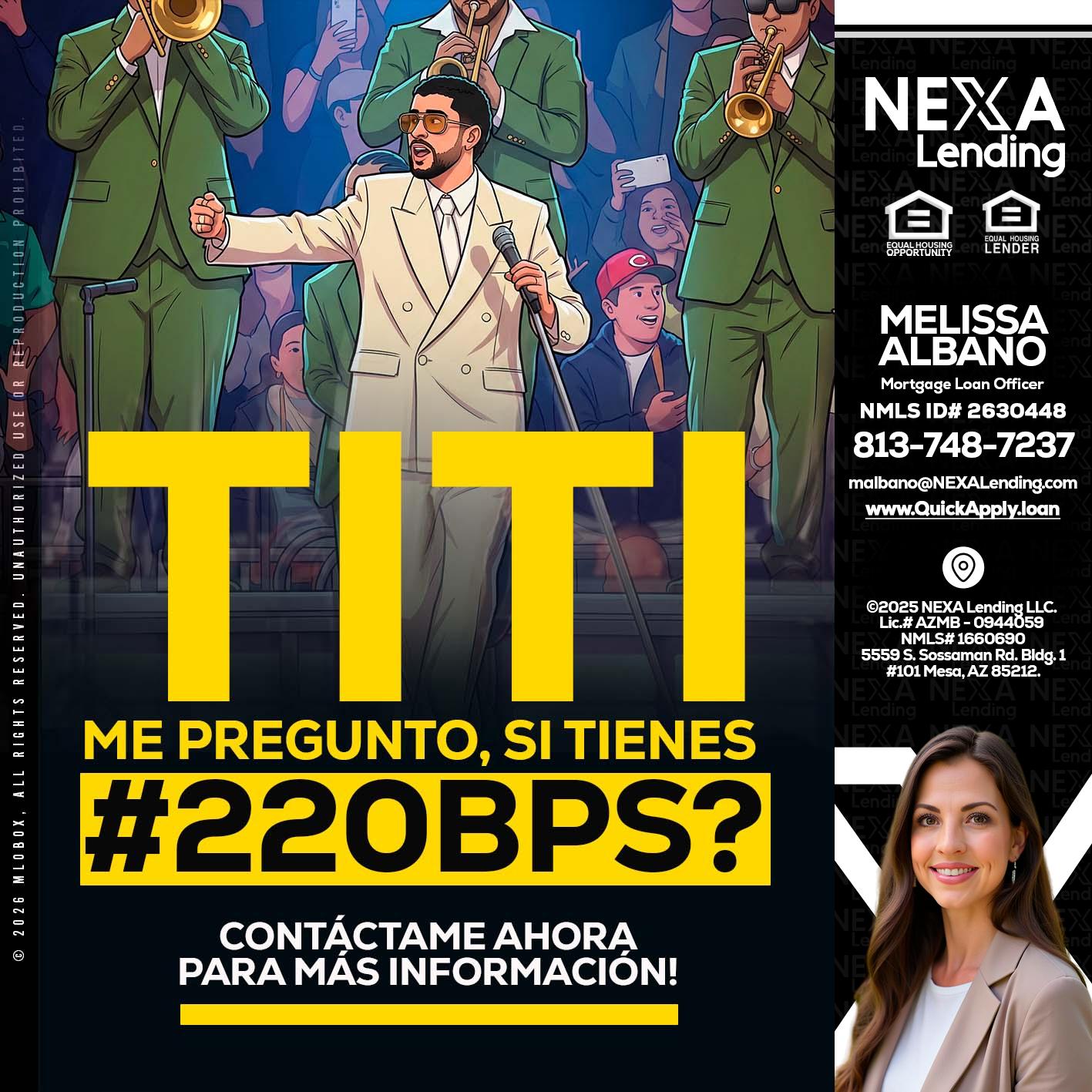 TITI ME PREGUNTO - Melissa Albano -Mortgage Loan Officer