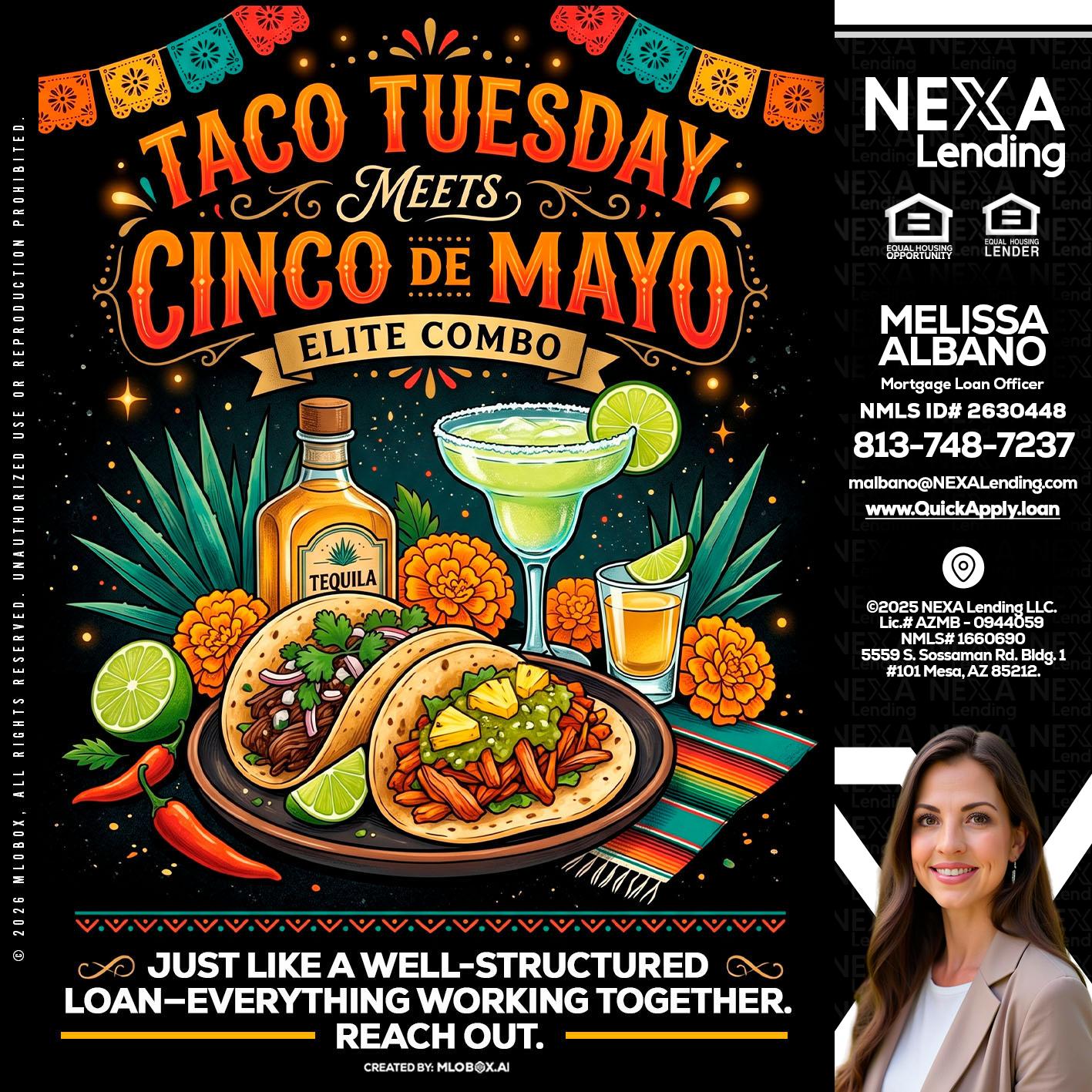 TACO TUESDAY - Melissa Albano -Mortgage Loan Officer