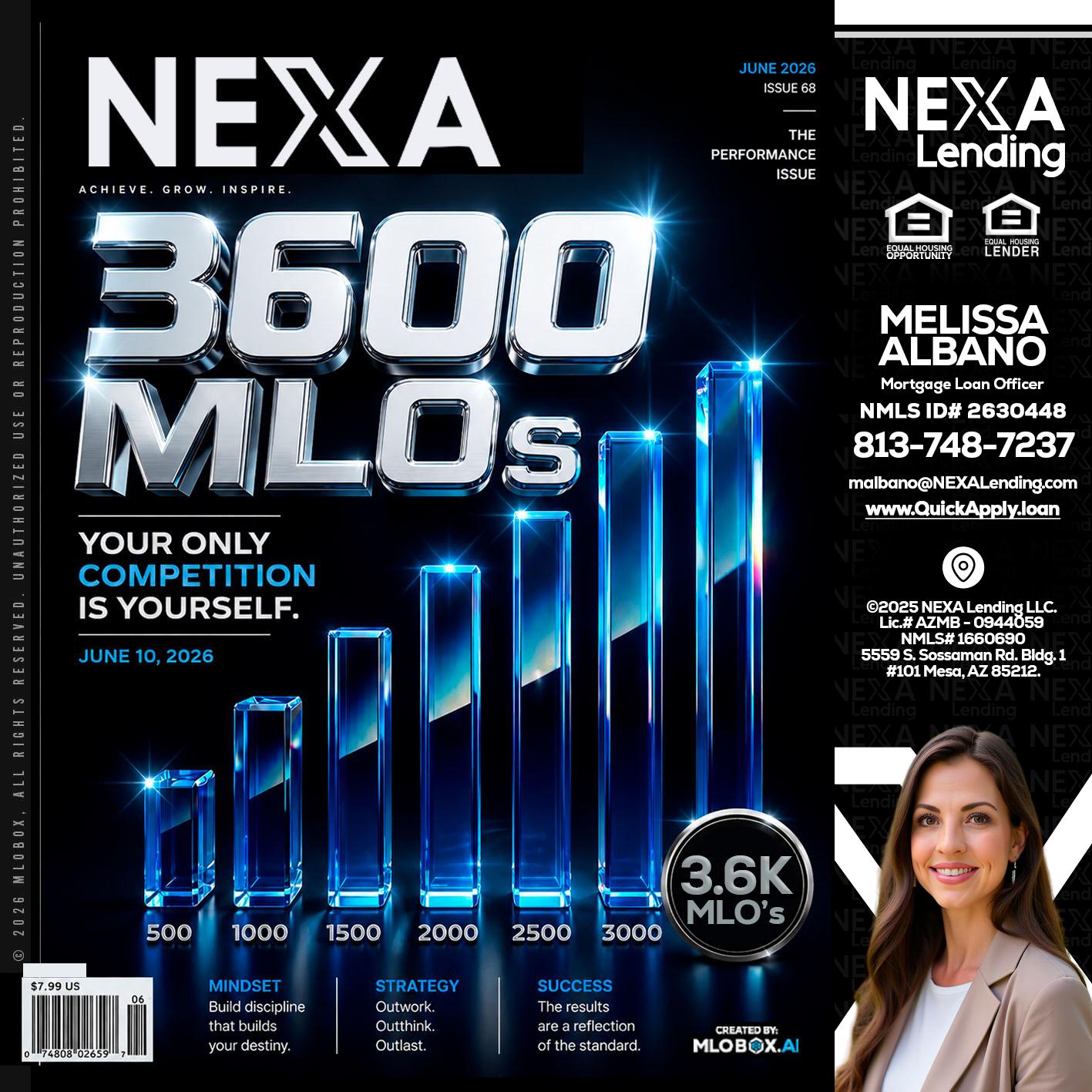 3600 MLOs - Melissa Albano -Mortgage Loan Officer