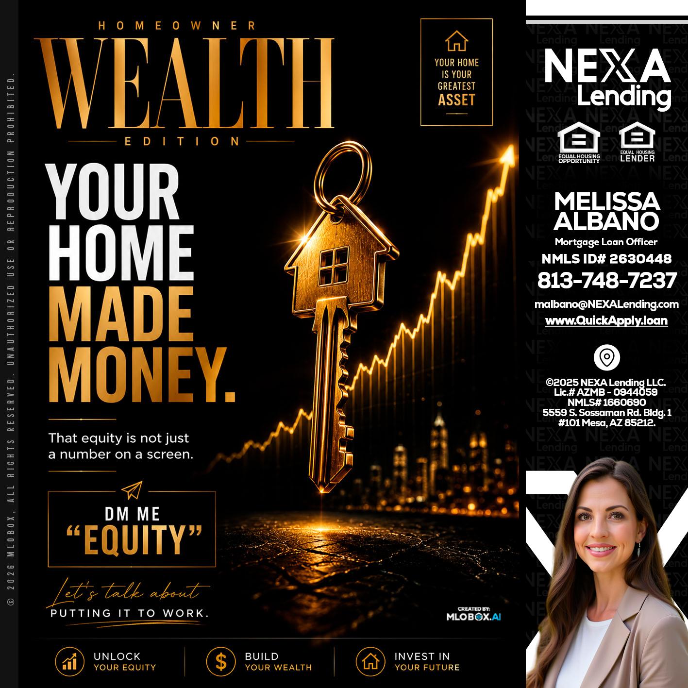 YOUR HOME MADE - Melissa Albano -Mortgage Loan Officer