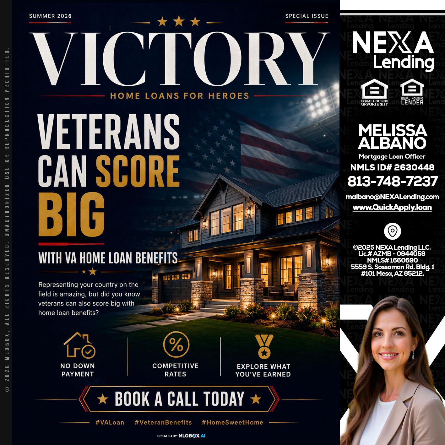 VICTORY - Melissa Albano -Mortgage Loan Officer