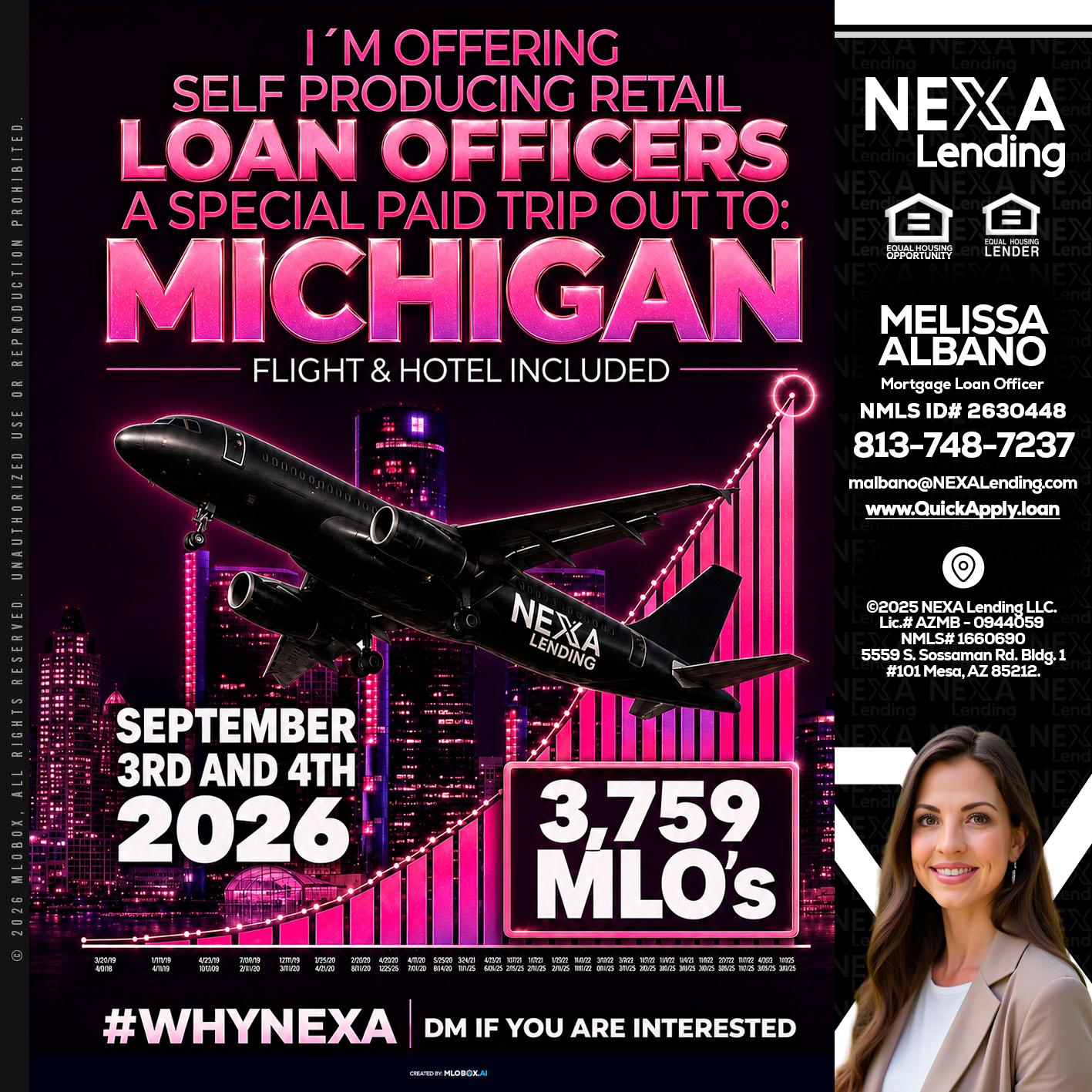 MICHIGAN TRIP - Melissa Albano -Mortgage Loan Officer